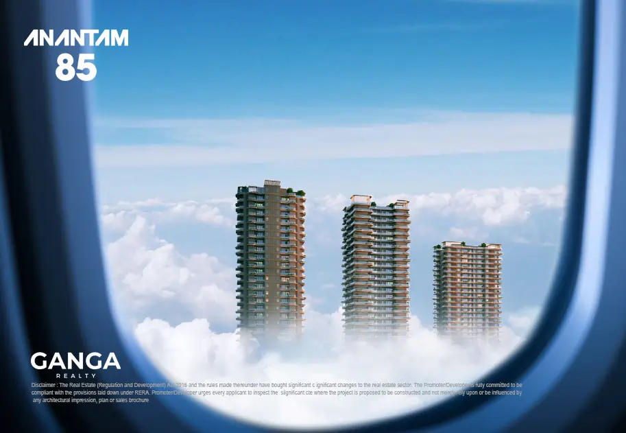 Let's Download the Ganga Realty Anantam 85 Brochure to know more about floor plan, specifications, review, payment plan and more