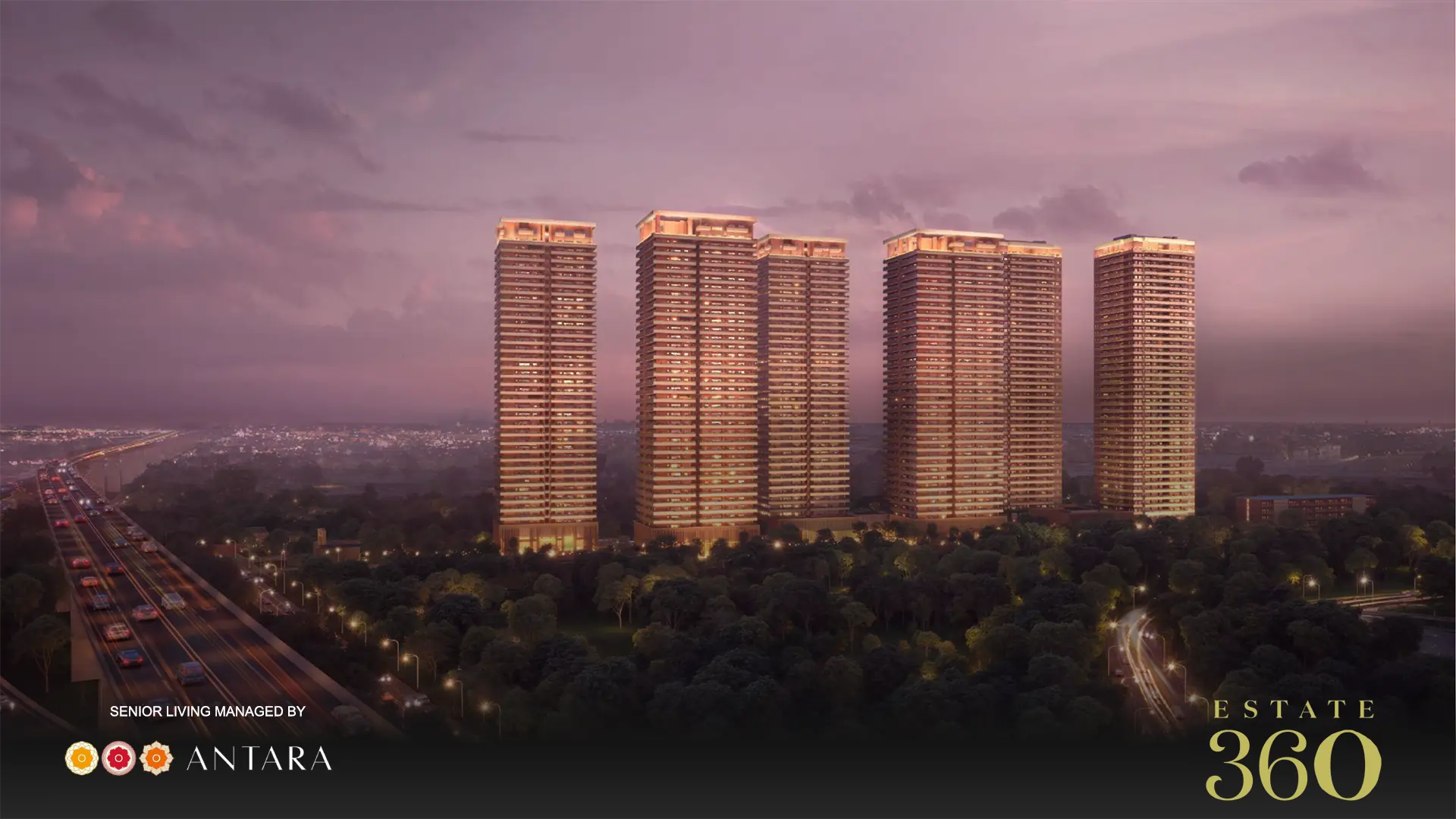 Max Estate 360 3 and 4 BHK Luxury Living in Sector 36a Gurgaon Managed by Antara