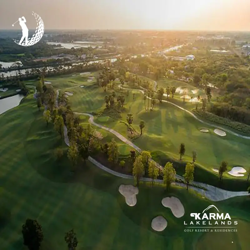Golf Resort & Residences Highlights; Sobha Aranya Karma Lakelands Golf Course View